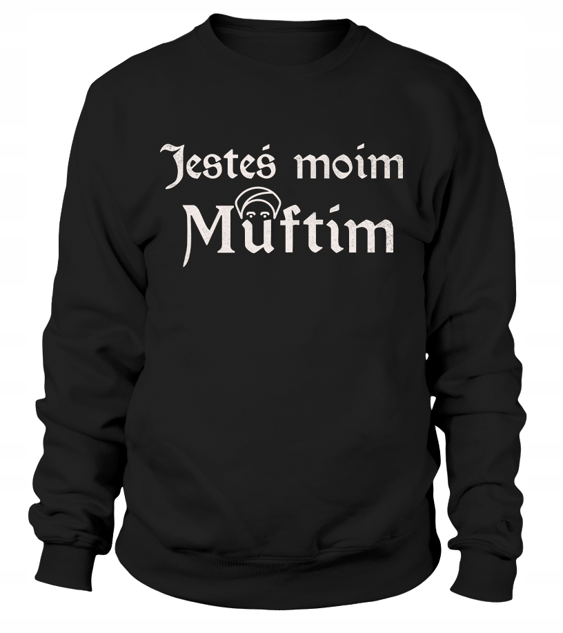 Pánská Mikina 1670 Jsi můj Muftim 3XL Černá Pro něj Chlapa Manžela Chlapa