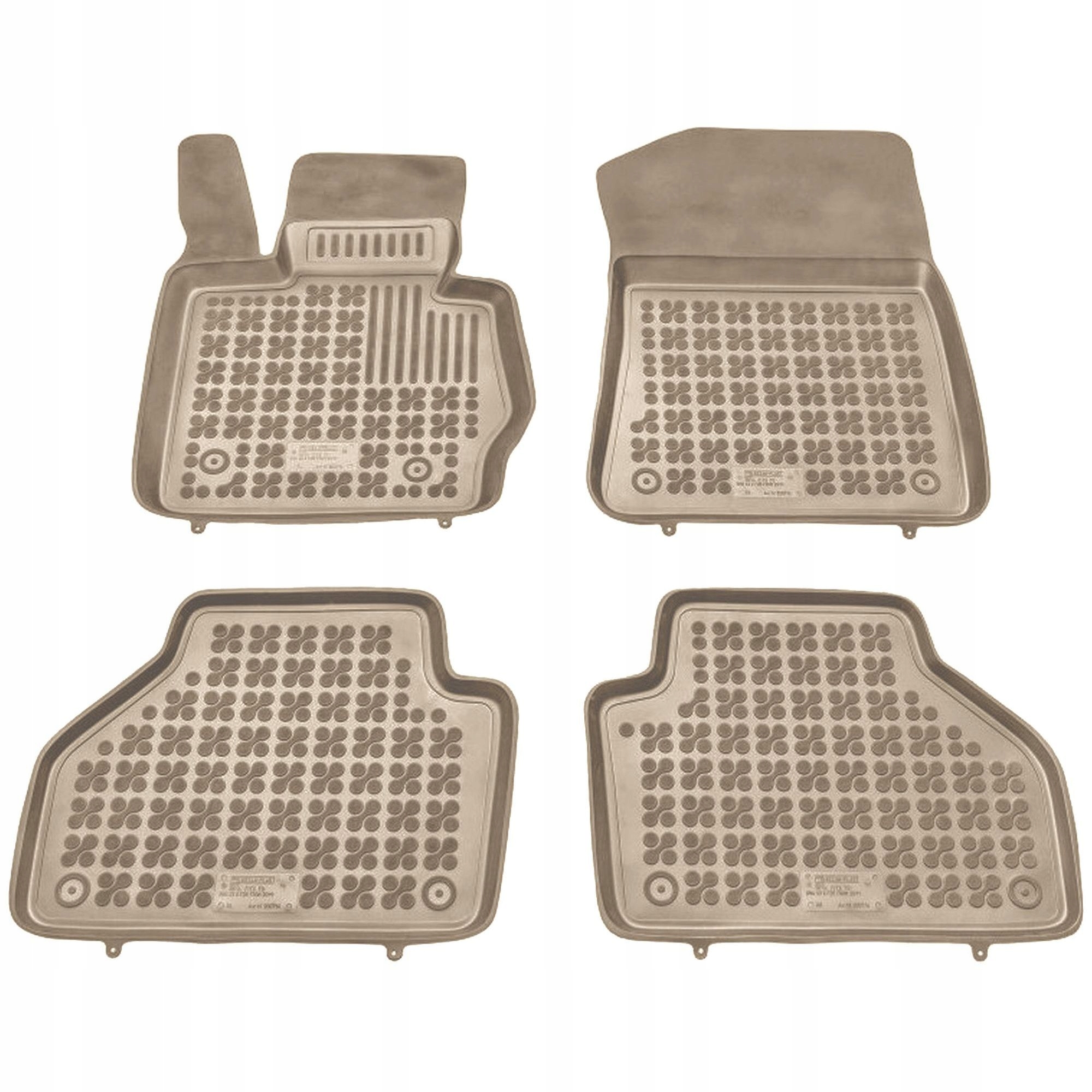 Béžové gumové rohože Bmw X3 (F25) 2010-2017