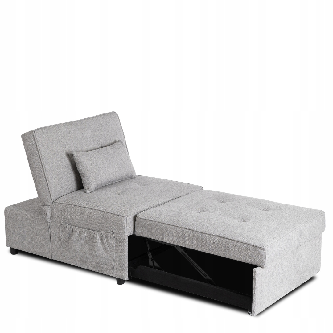 Rozkládací pohovka Popiel Američanka Křeslo pro spaní v obývacím pokoji Iberis 80