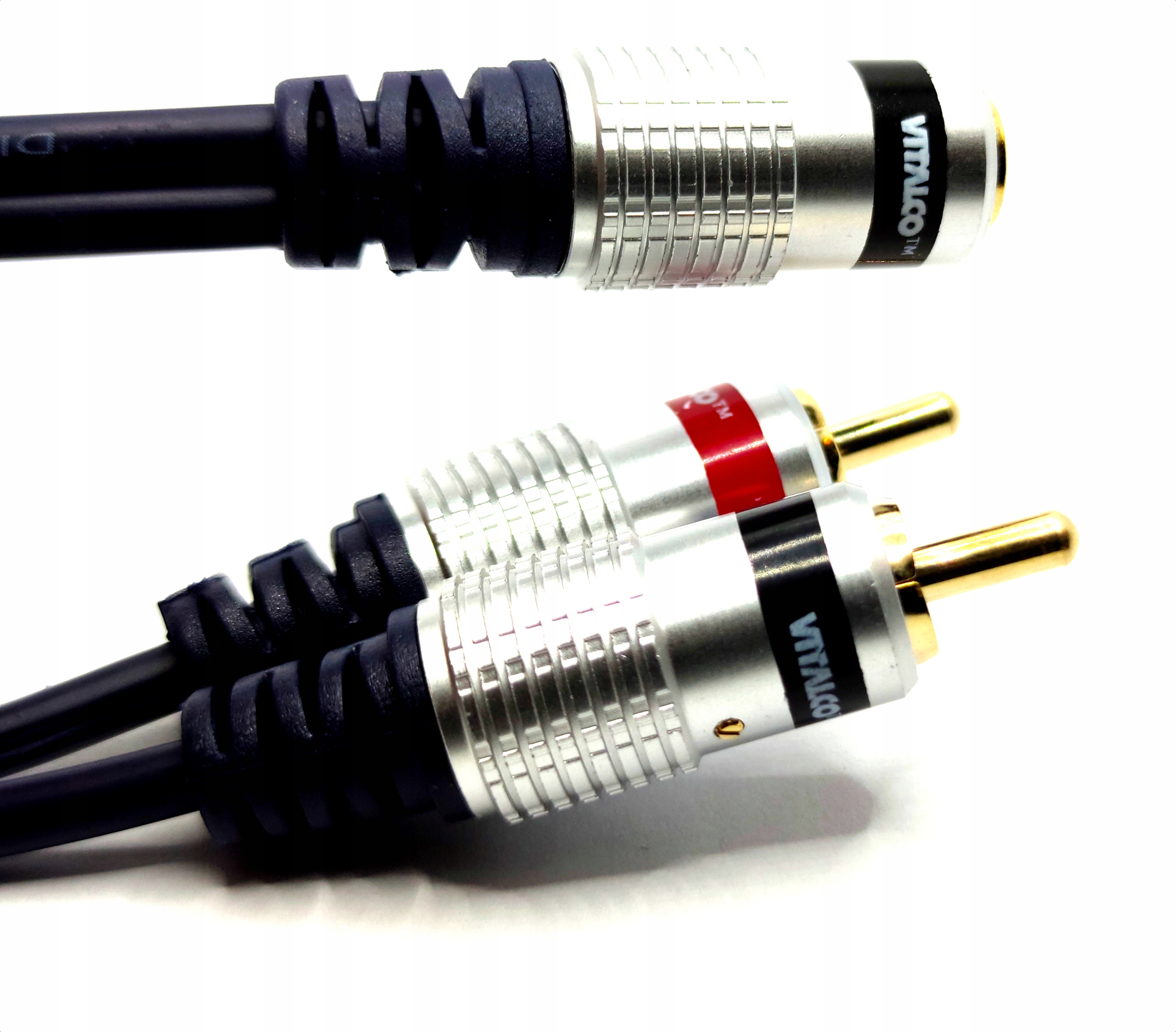 Redukcja gniazdo mini JACK3,5/2xwt.RCA VITALCO Model JR535