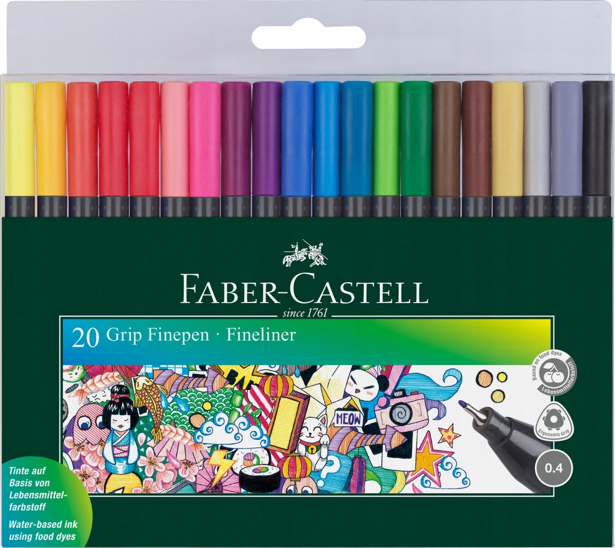 

Cienkopisy grip w box Faber-Castell 151