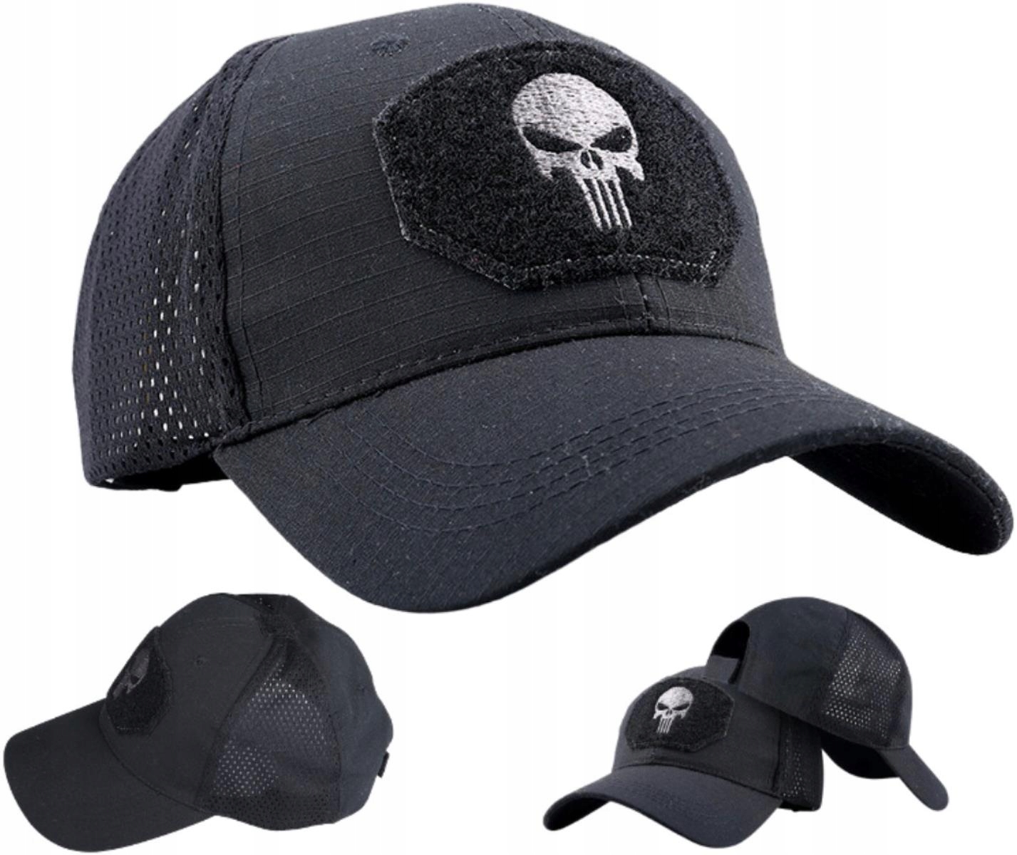 

Punisher Czapka z daszkiem Czacha Haft bejsbolówka