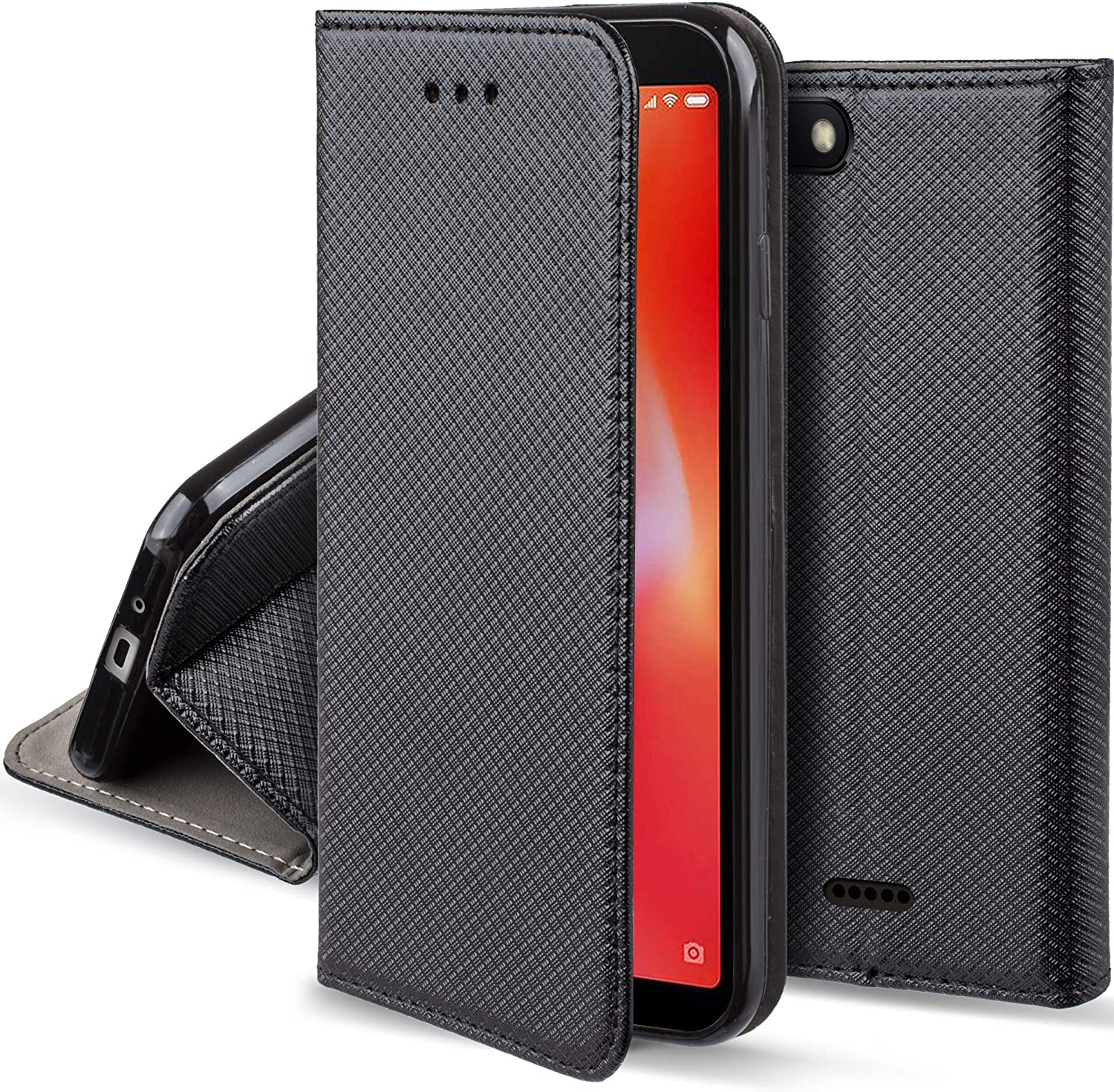 

Etui Smart Magnet do Xiaomi Redmi 6 6A Szkło 9H