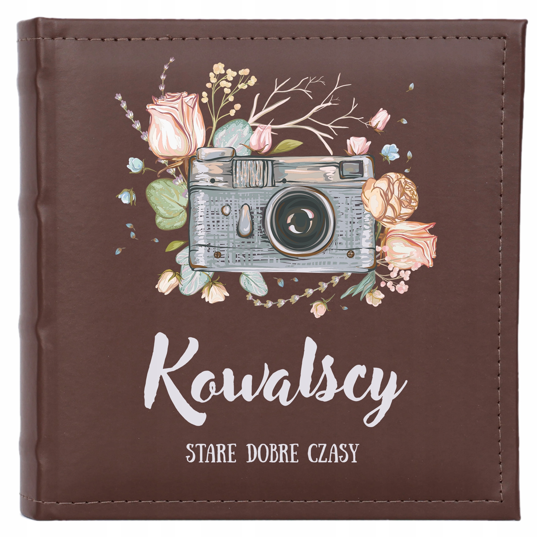 Personalizowany ALBUM NA ZDJĘCIA RODZINNY 10x15 200 zdjęć Prezent dla babci