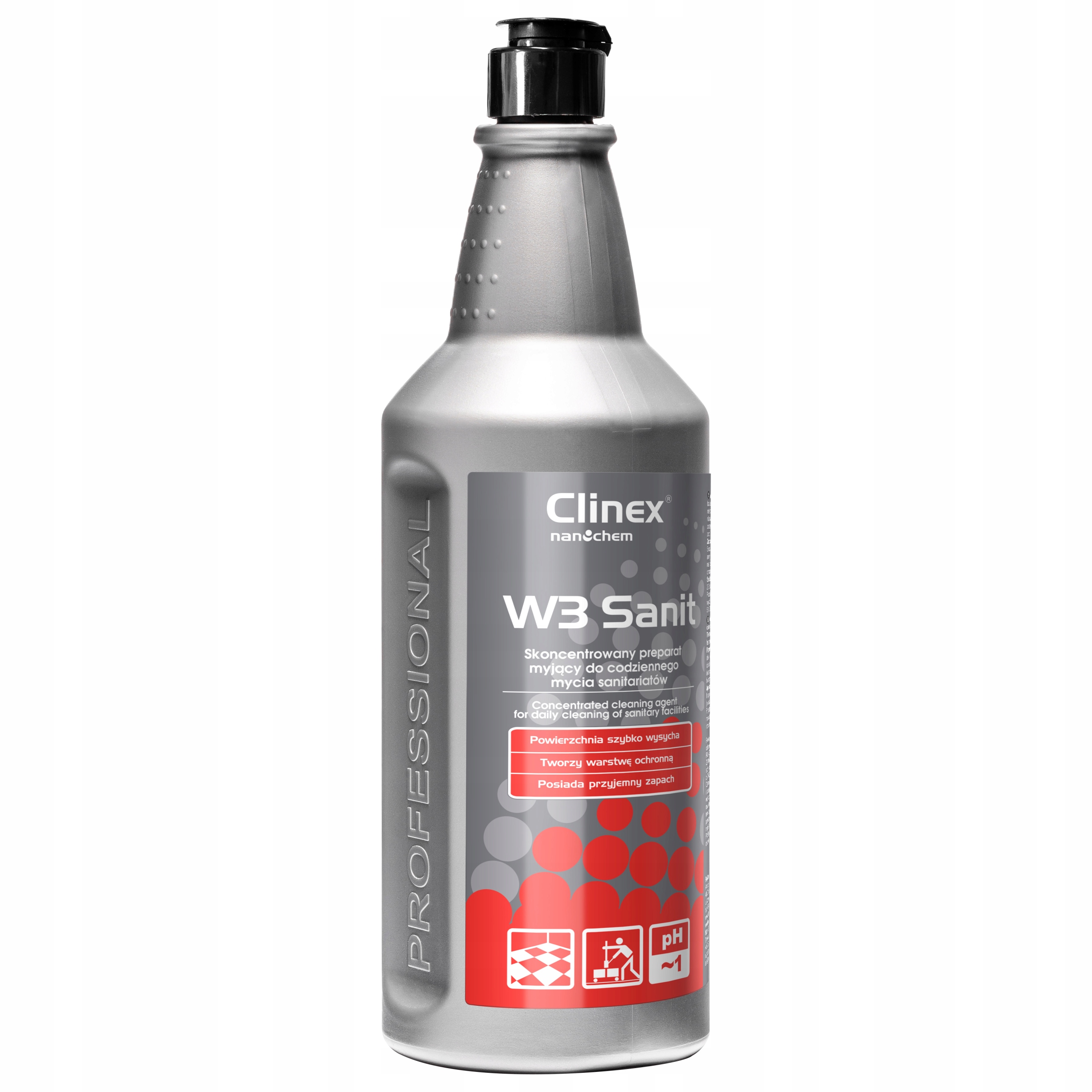 

Clinex W3 Sanit koncentrat do mycia łazienek 1L