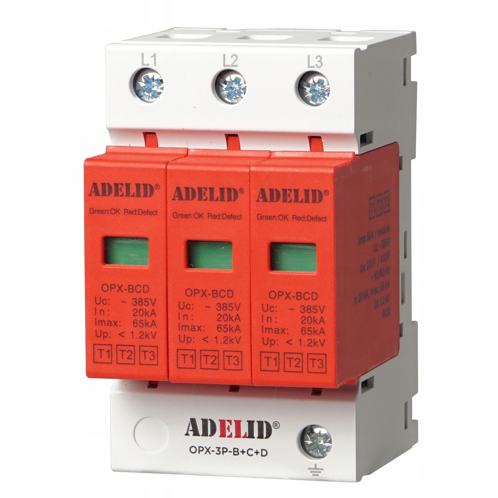 

Ogranicznik Ochronnik Przepięć B+c+d T1 T2 T3 3P