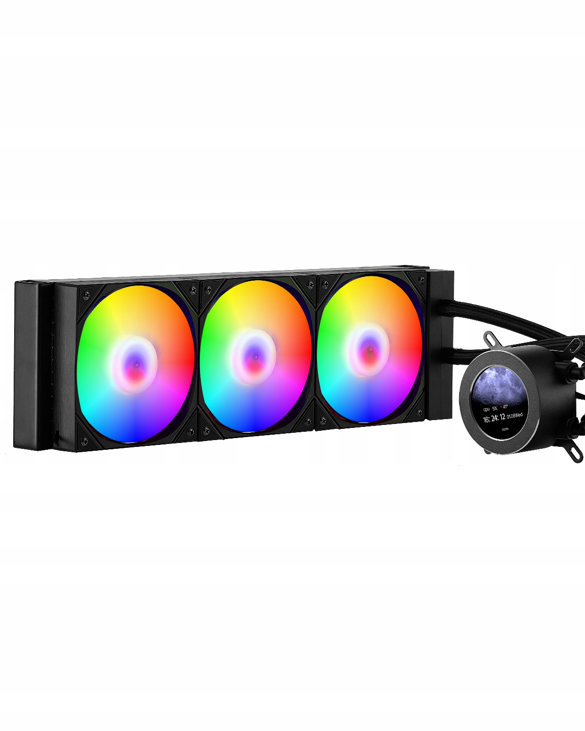 Profesionálny Vodný Chladič Procesora Vevor Aio 3X120 MM LCD Argb Intel