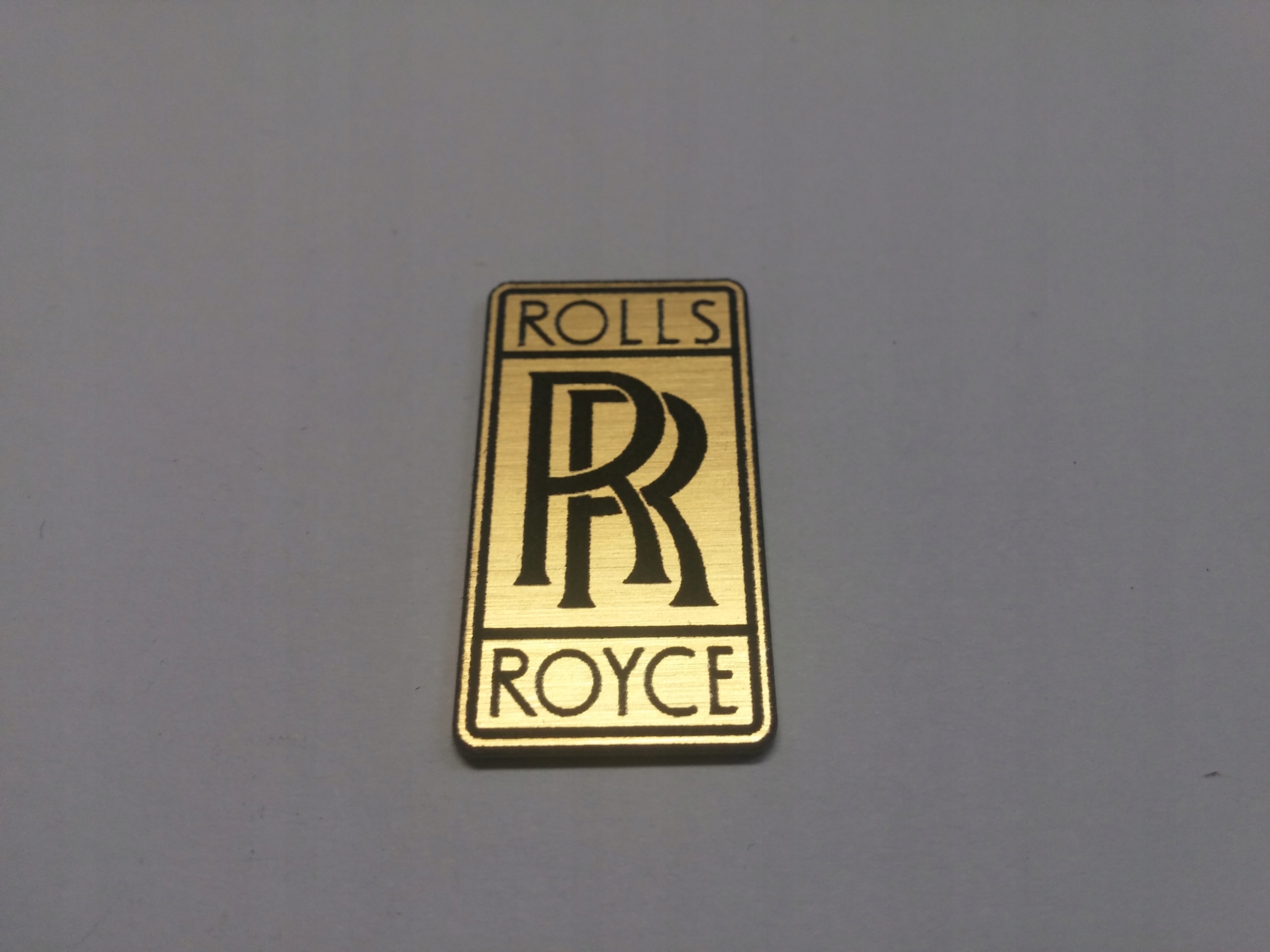 

Rolls Royce naklejka emblemat 47 x 26 mm * Złota