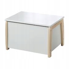 Roba Skrzynia na zabawki dla dzieci biała 56 x 40,5 x 35 cm Opis!