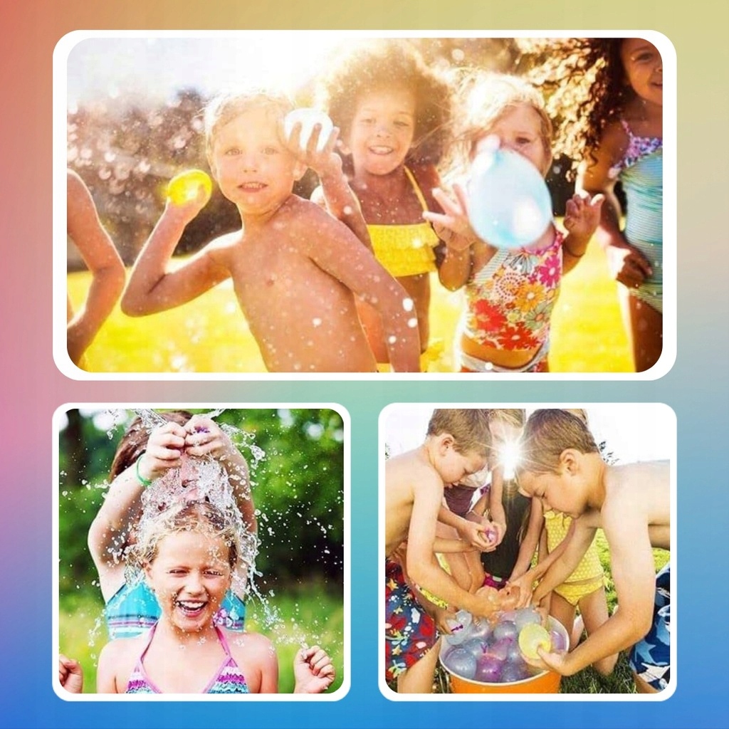 BOMBY WODNE BALONY BALONIKI NA WODĘ AUTOMATYCZNE ZESTAW 111szt Certyfikaty, opinie, atesty CE