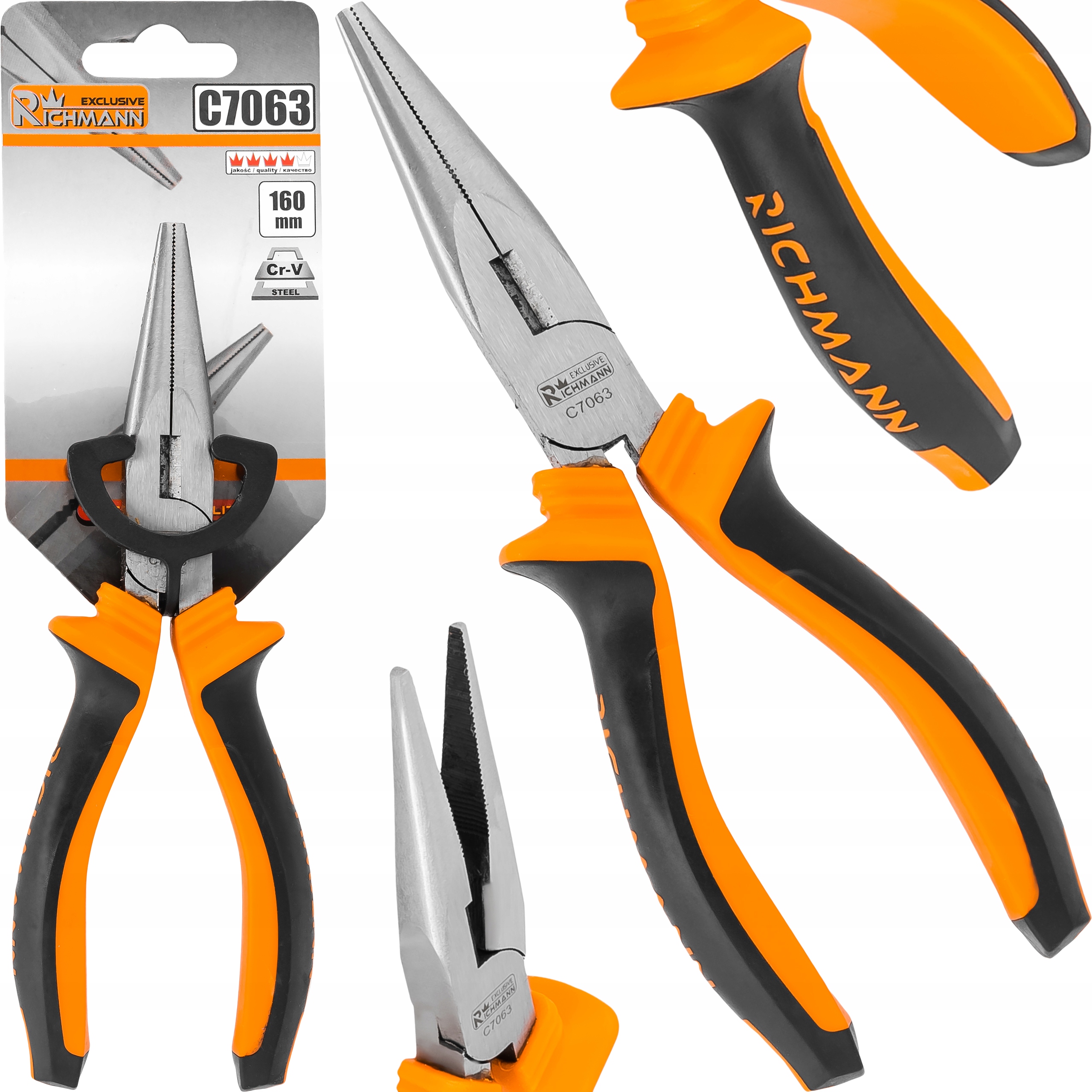 

Szczypce Wydłużone Proste CrV 160mm Richmann
