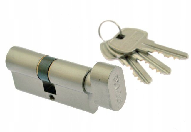 

Wkładka Gerda WKE1 G 40/40 z gałką nikiel satyna