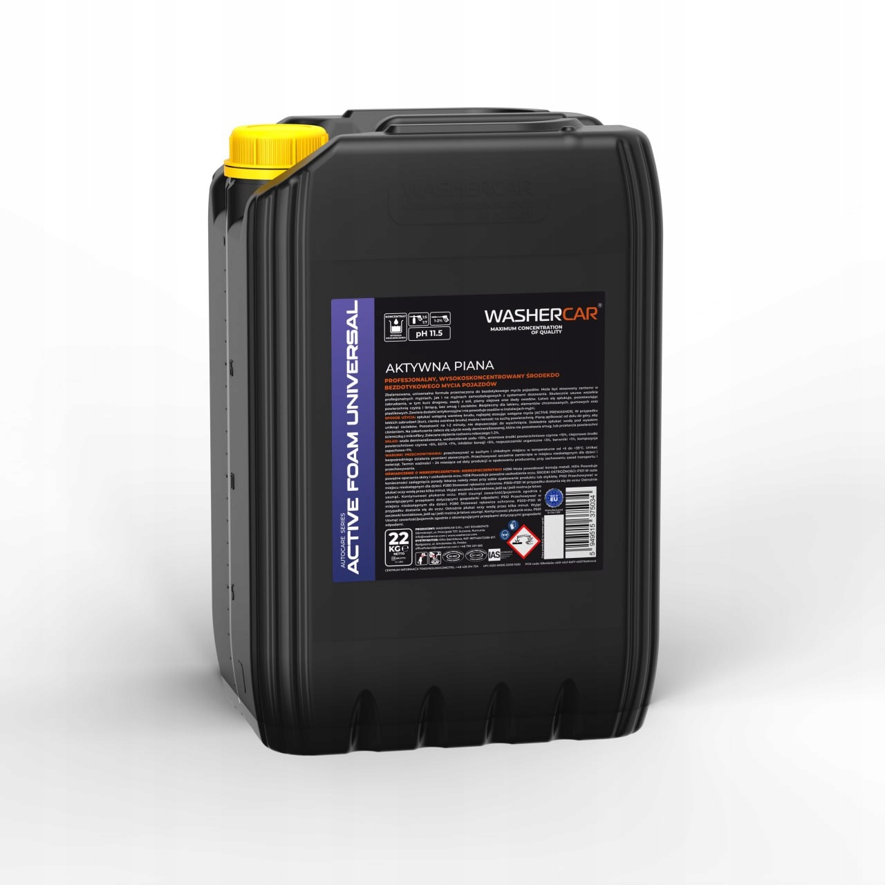Aktywna Piana do Mycia Auta i Myjki 22L – Koncentrat WasherCar Universal