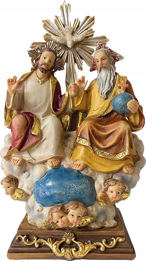 Socha Trojice Svätá – Božia Jednota, Láska A Svetlo Domu – 22,6 CM Vysoká