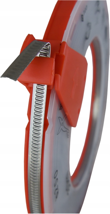 TAŚMA STALOWA NIERDZEWNA 9x0,6mm / 30mb NA OPASKI CYBANTY + ZAMKI 50 szt. Kod producenta QB+QBC