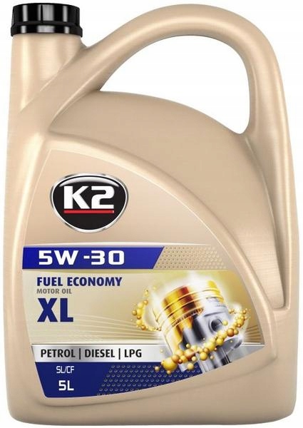 K2 Texar Fuel Economy 5W30 5L Syntetyczny Olej Silnikowy Smarowanie Silnika