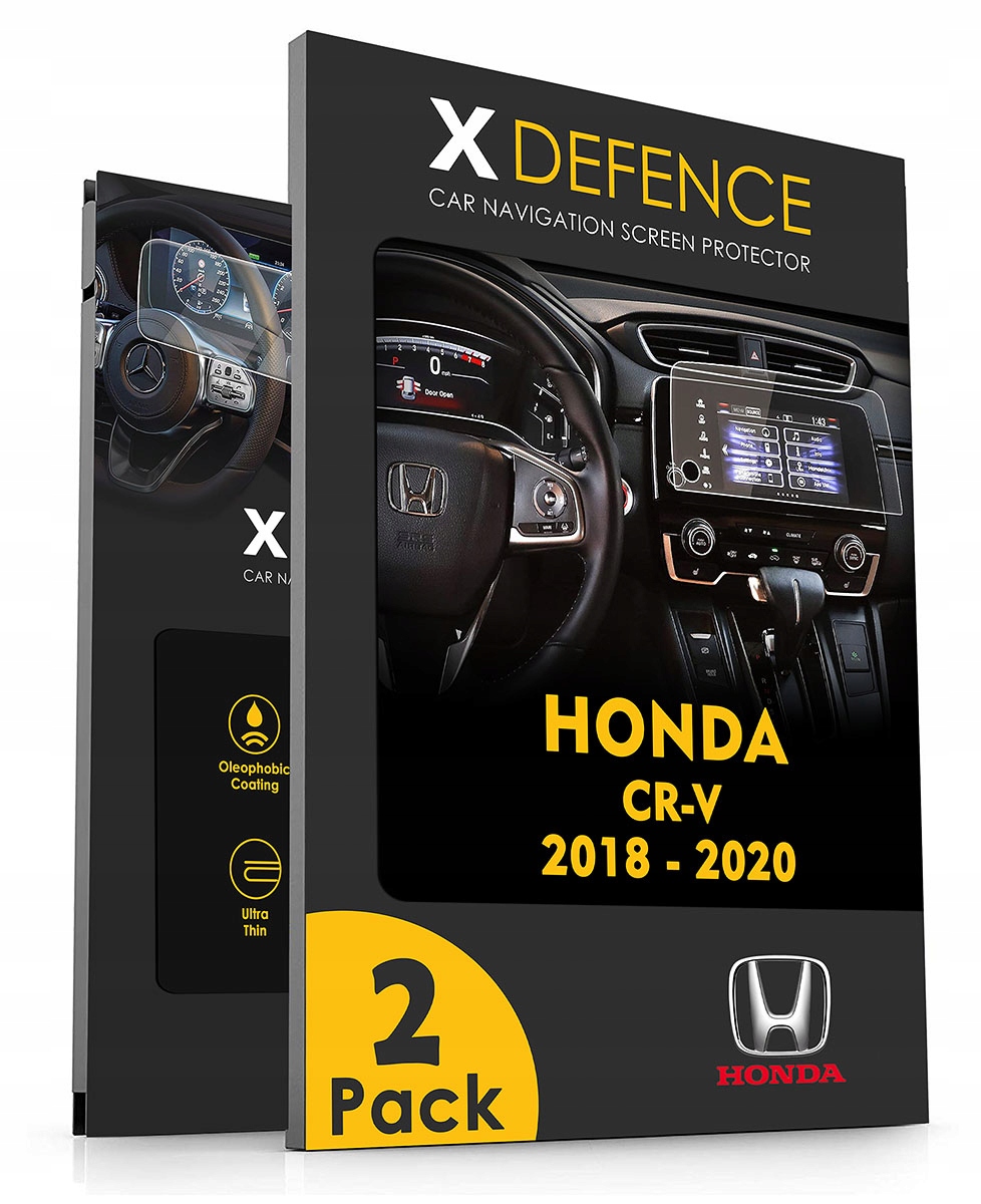 2w1 Szkło Ochronne Na Nawigację Ekran Do Honda Cr-v 2018-2020