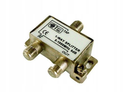 Splitter F-2 5-1000MHz 6dB