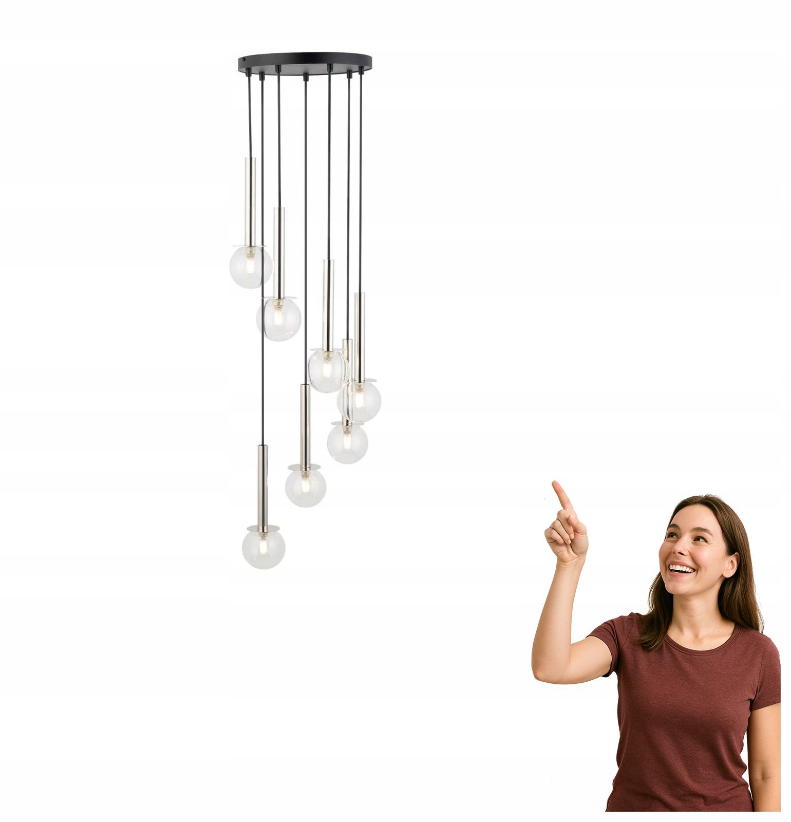 Závesná lampa Daisy 7 40754 Sigma Lighting