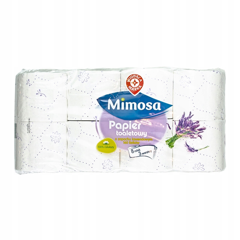 

Papier toaletowy zapachowy Mimosa 8 szt. Lawenda