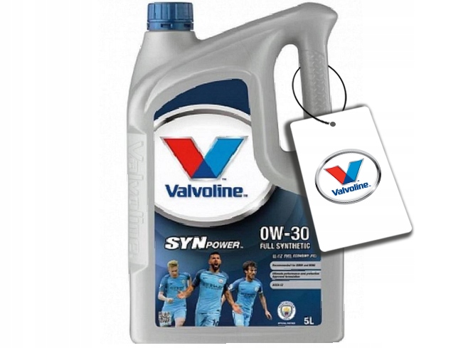 VALVOLINE SYNPOWER FE 0W30 5L + GRATIS