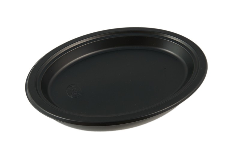

Talerz Plastikowy Owalny Czarny 31cm 50szt