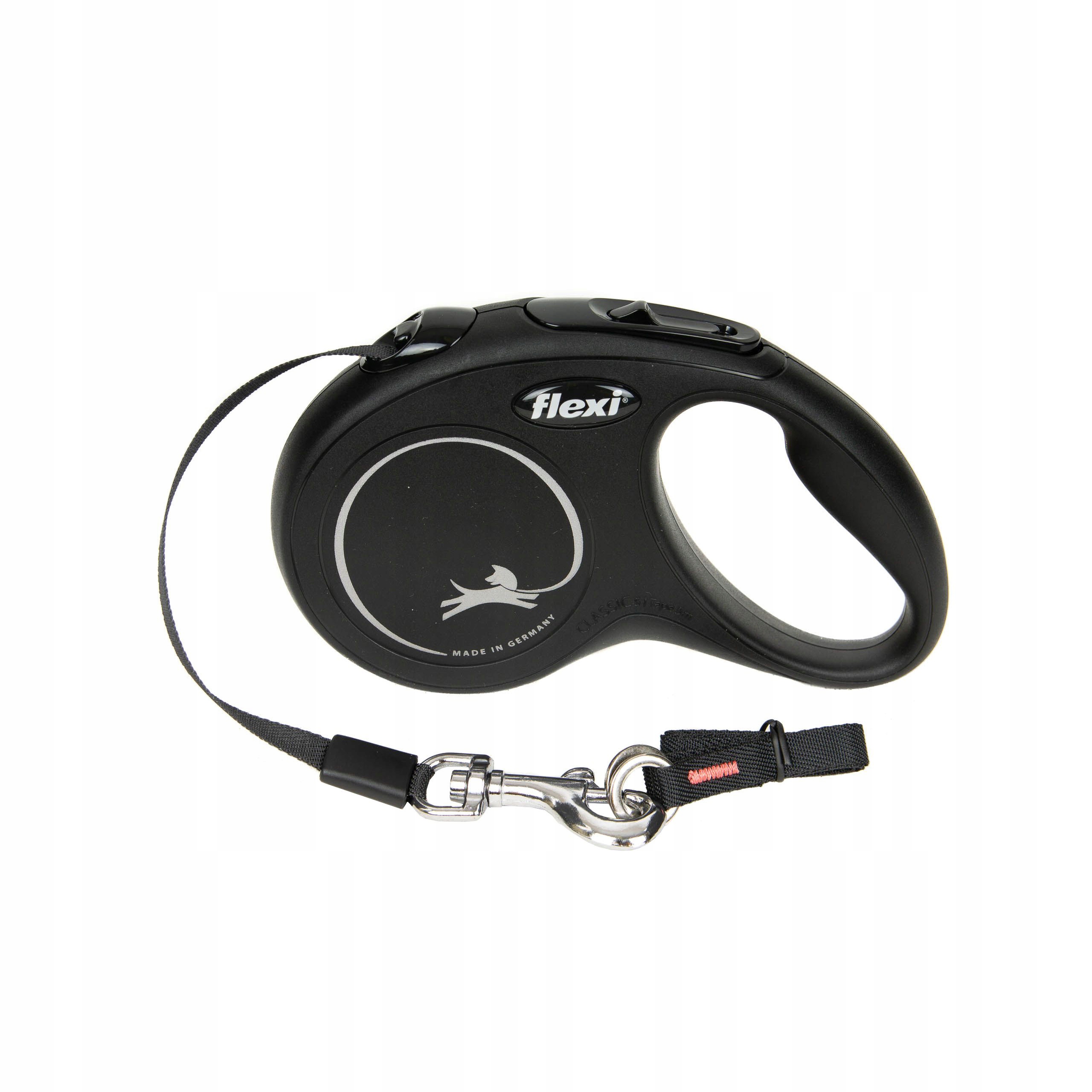 

Flexi New Classic S taśma 5m Czarny do 15kg