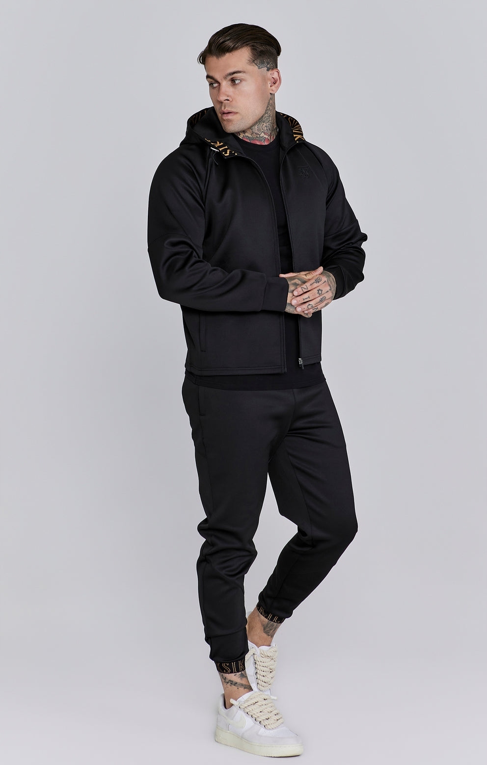 Siksilk Pánská rozepínací mikina SikSilk Full Zip Hoodie SS-26768 velikost S