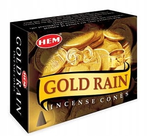 

Kadzidełka Gold Rain Stożkowe Stożki Hem 10szt.