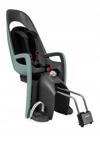 Fotelik rowerowy tylny Hamax Caress zielony green/black