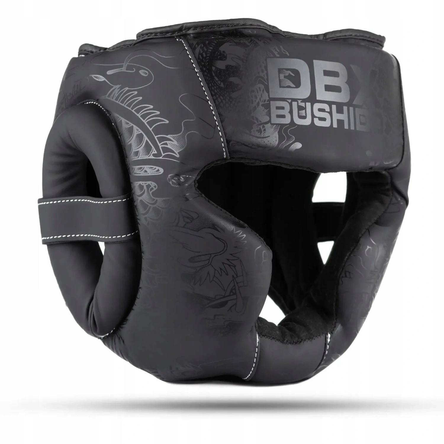Kask Bokserski Sparingowy Czarny Matowy Dragon Dla Dzieci Dbx Bushido S