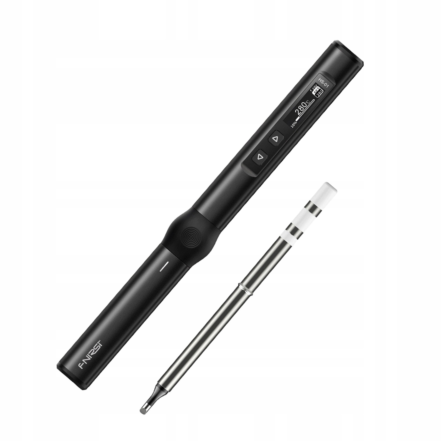 Fnirsi HS-01 inteligentna elektryczna lutownica czarna