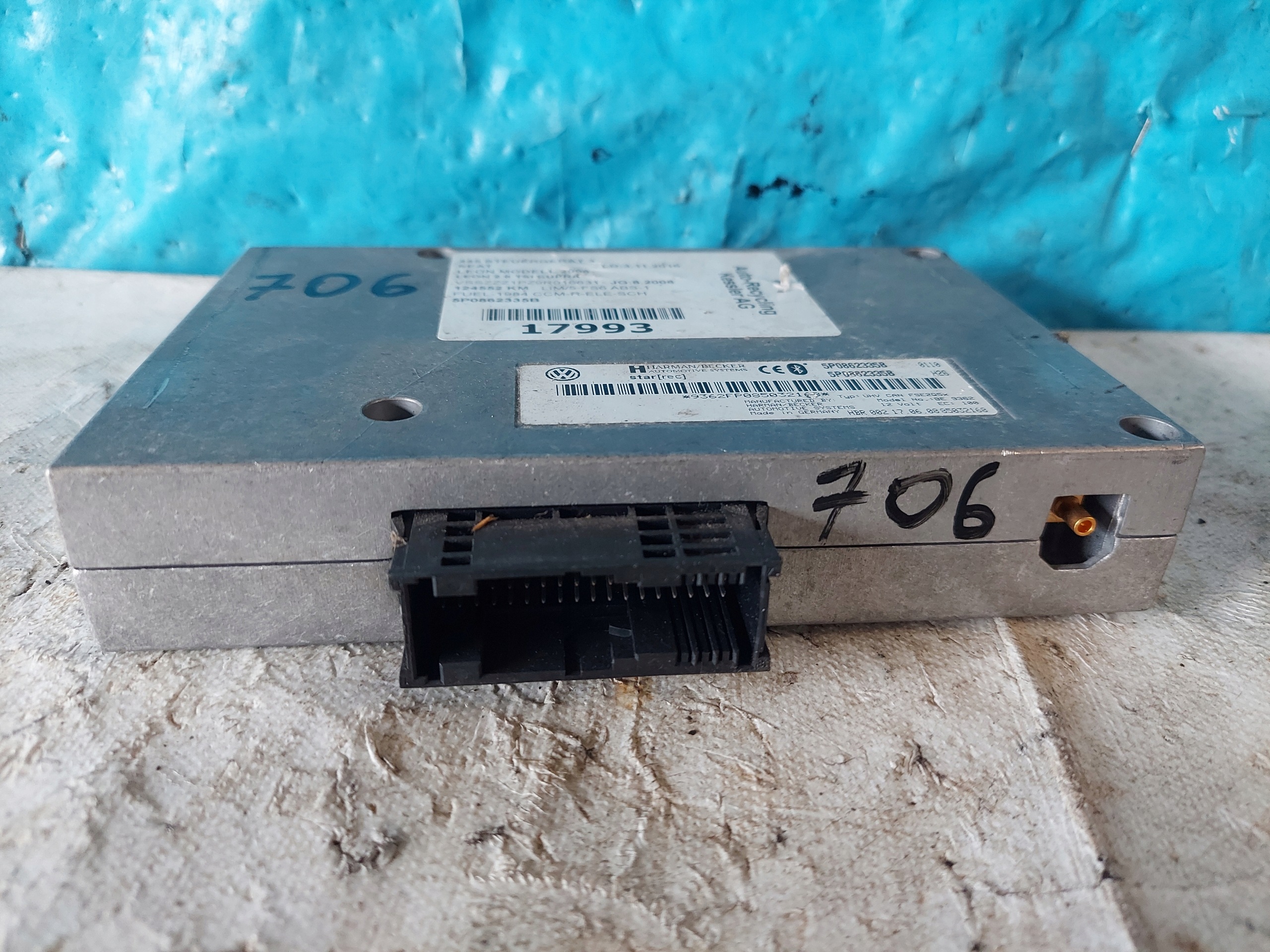 SEAT LEON II 2.0 TSI 5P0862335B module BLUETOOTH