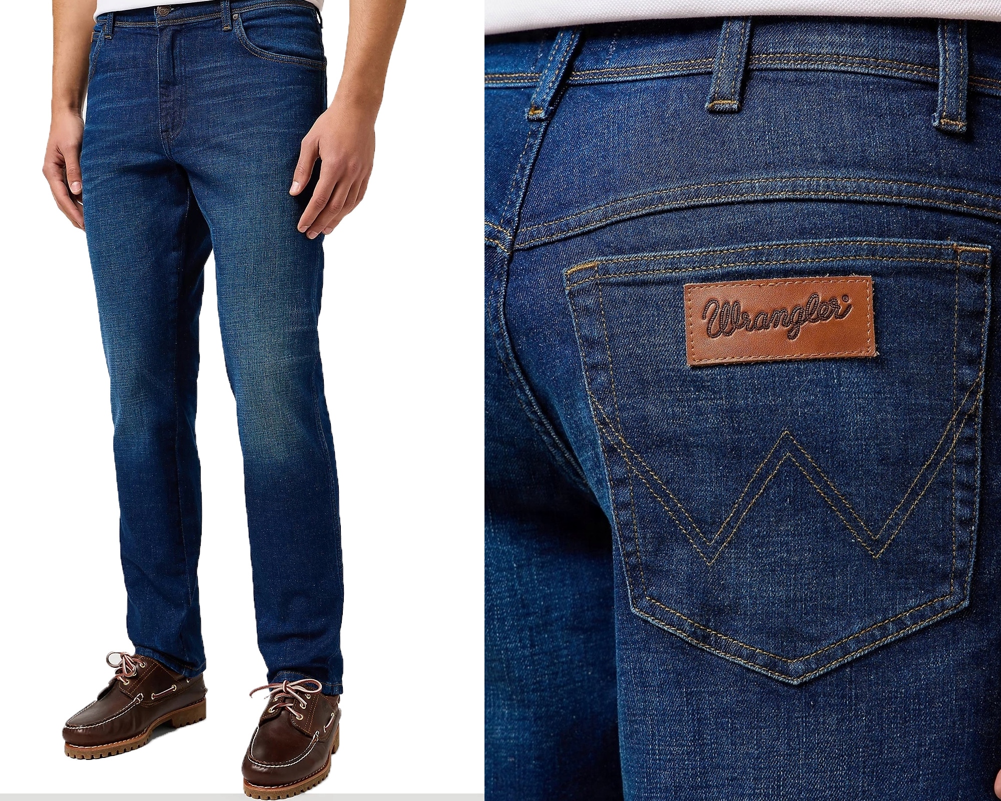 Wrangler Kalhoty Texas Slim jeans zúžené Slate Shade W32 L32