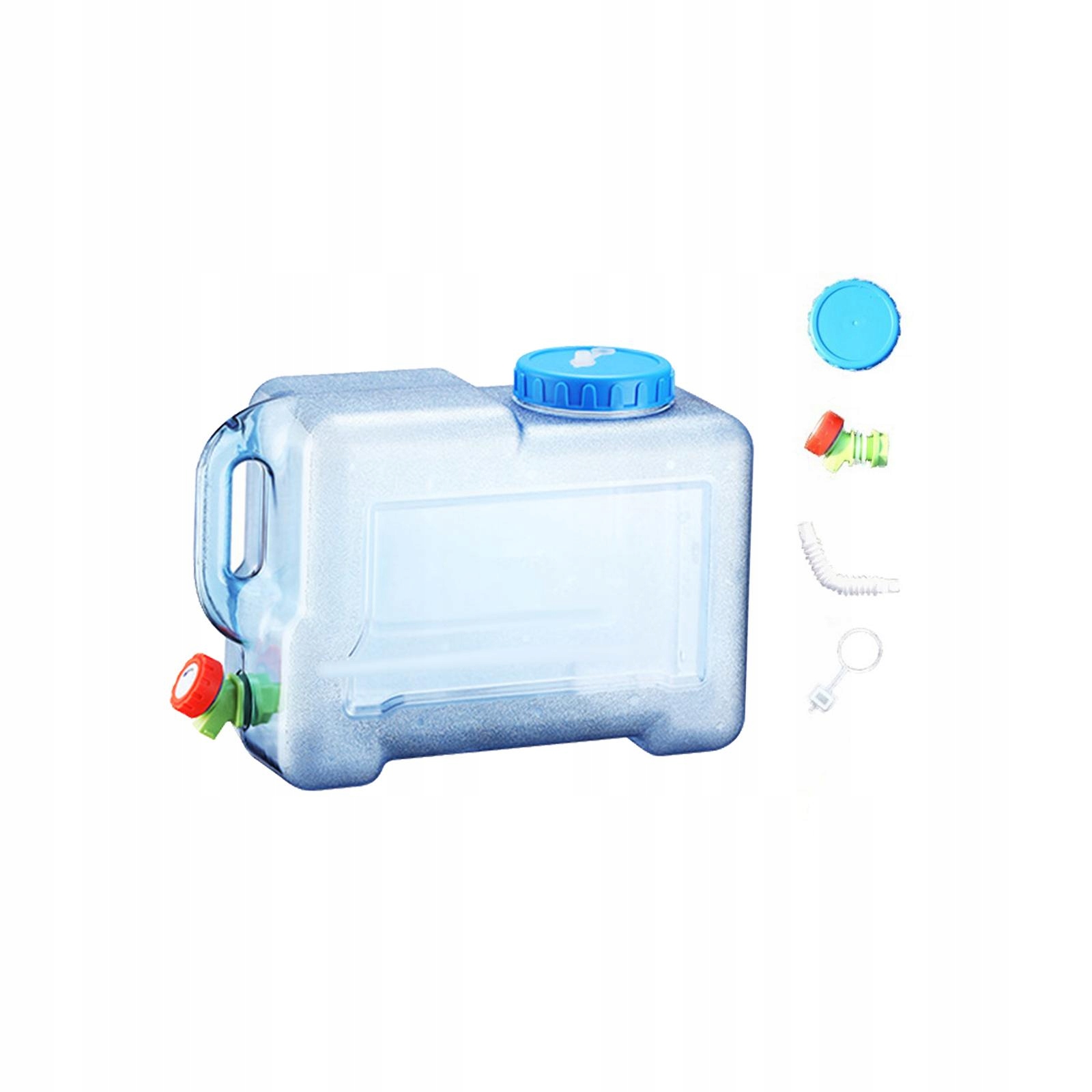 Przenośny pojemnik na wodę z kranem 12 litrów Model Przenośny zbiornik na wodę Beczka na wodę
