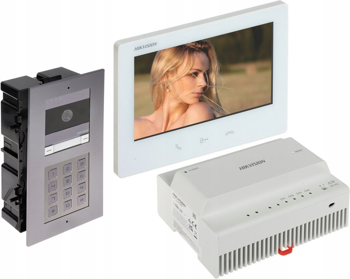 Videodomofónový Set DS-KIS704EY-ACF2/ALUMINUM Hikvision