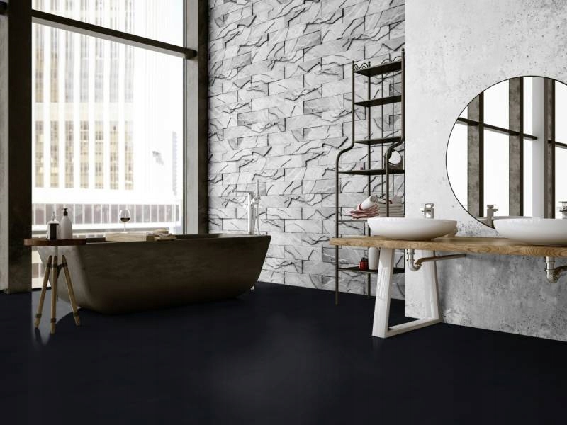 Samoprzylepne Panele Winylowe Gerflor Black Tile Długość 30.5 cm