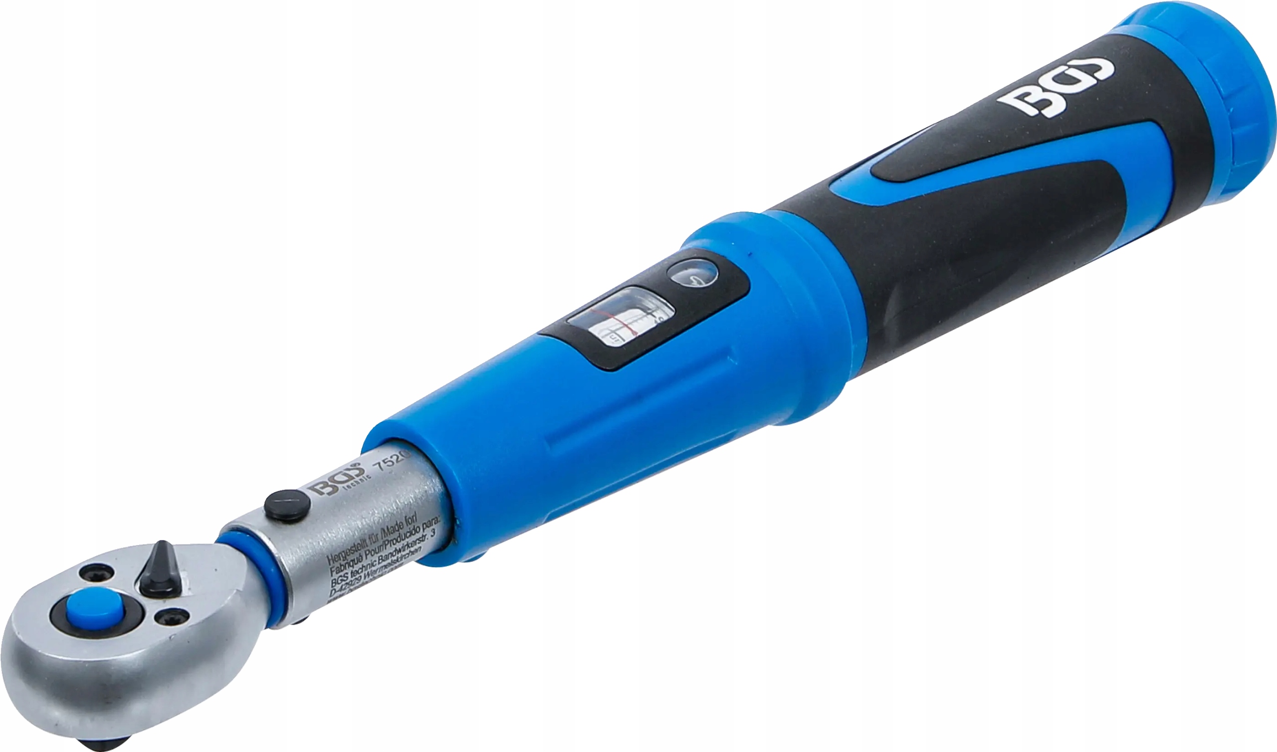 Momentový klíč 6,3 mm (1/4"), 1-5 Nm, Bgs 7520