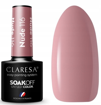 

Claresa Lakier Hybrydowy Uv/led Nude 116