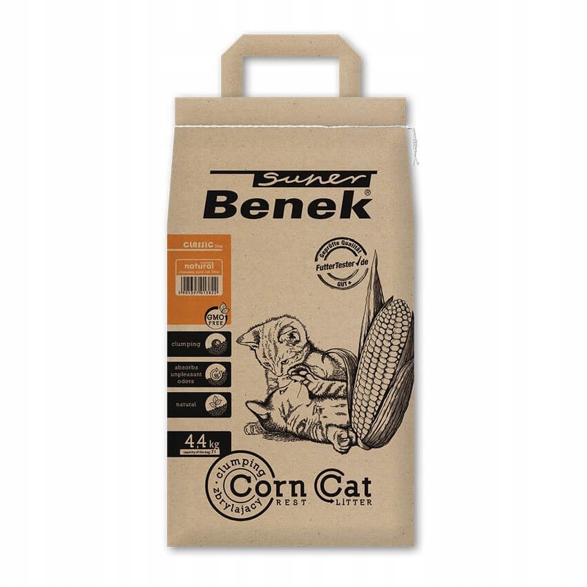 Levně Benek Corn Cat Stelivo 7 l/ 4,4 kg