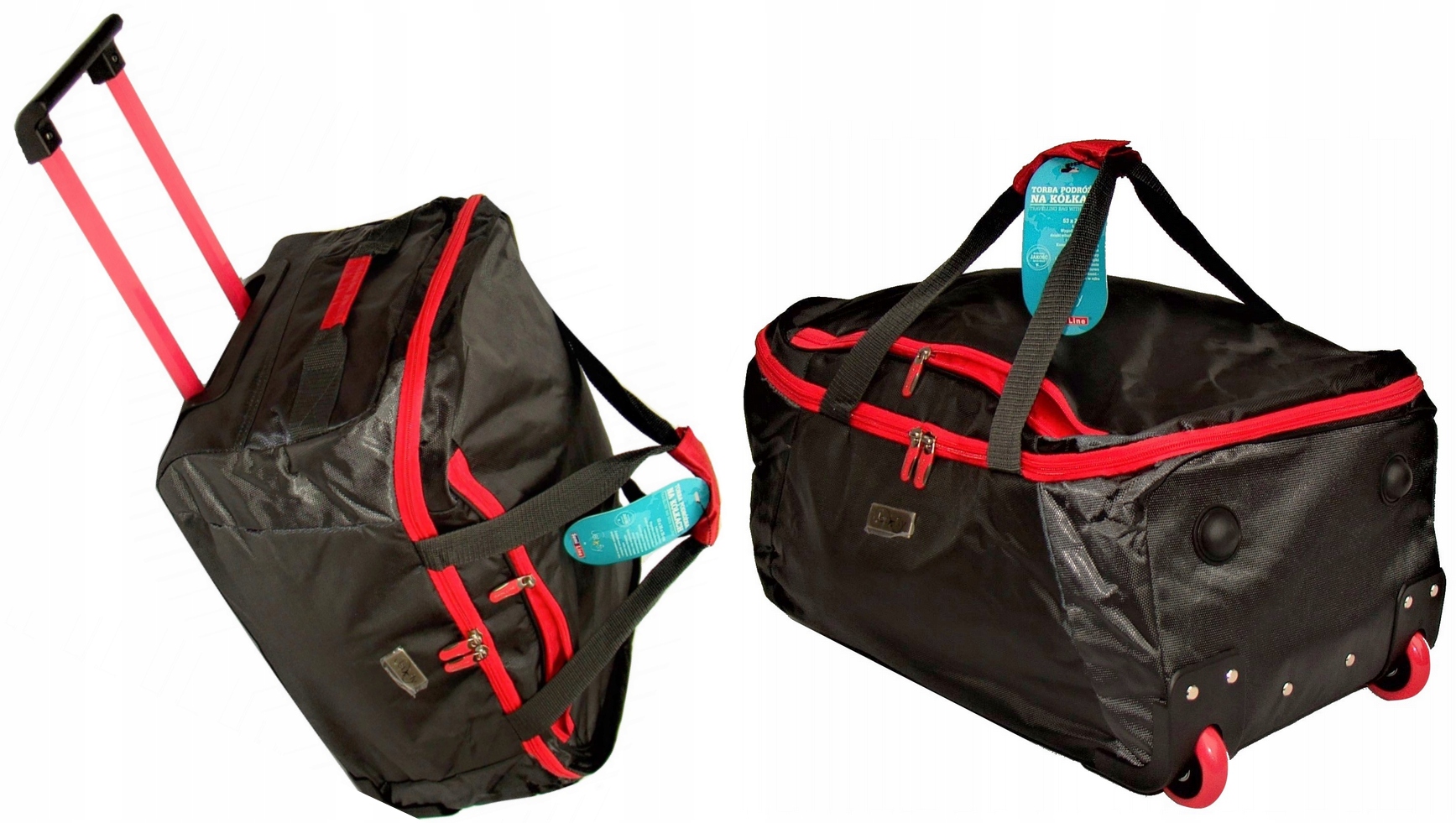 Torba Podróżna Na Kółkach 60 L Duża Z Wysuwanym Uchwytem Semi Line