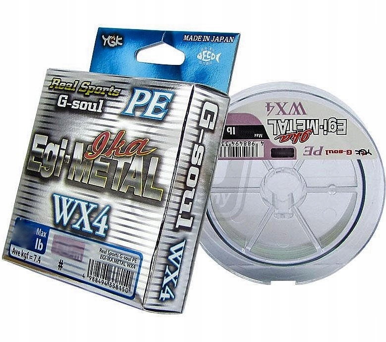 

Plecionka Ygk G-soul Egi Metal 120m 14lb 0.8 PE0.8