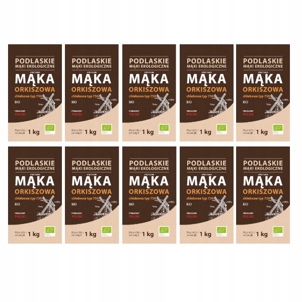 10 x špaldová mouka Bio typ 750 1 kg BioLife