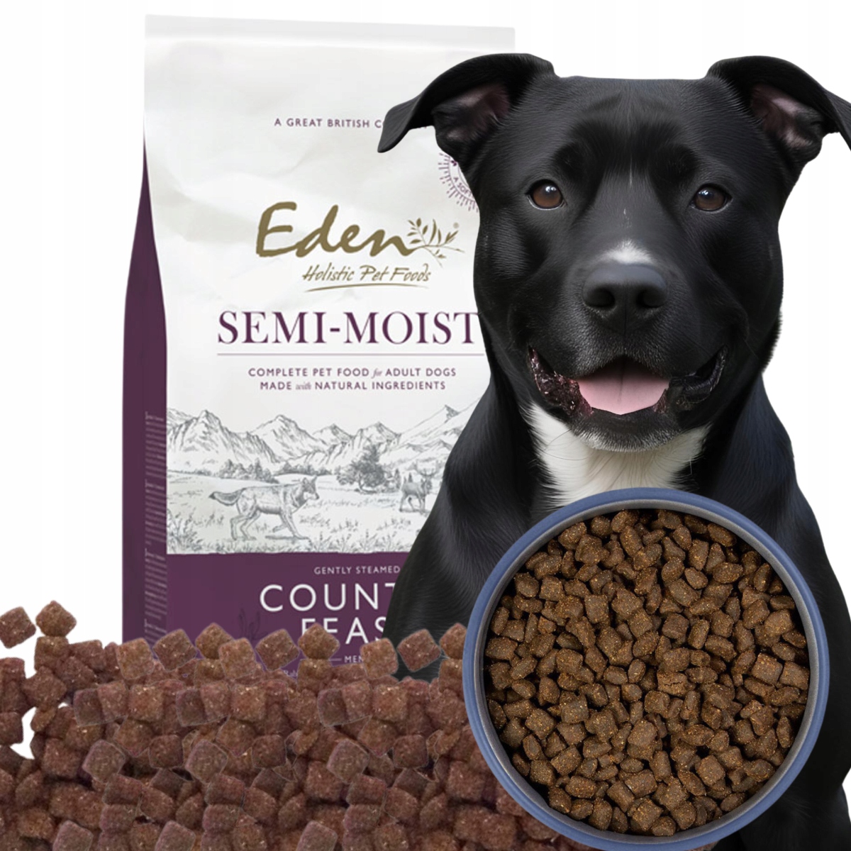 Karma Półwilgotna Dla Psa Eden Country Feast 10 kg Zdrowa Smaczna