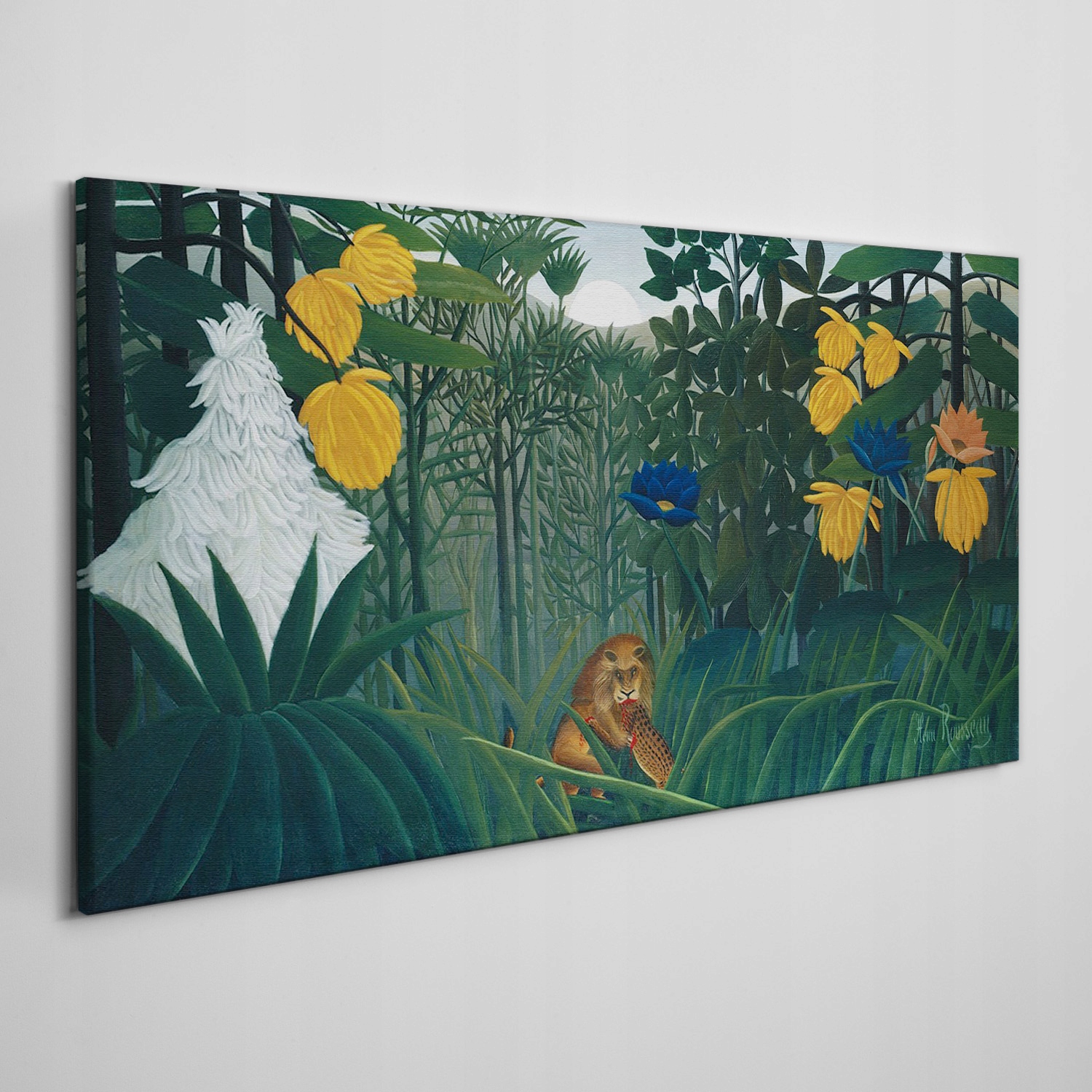 

Płótno obraz na ścianę Natura kwiaty lew 140x70 cm