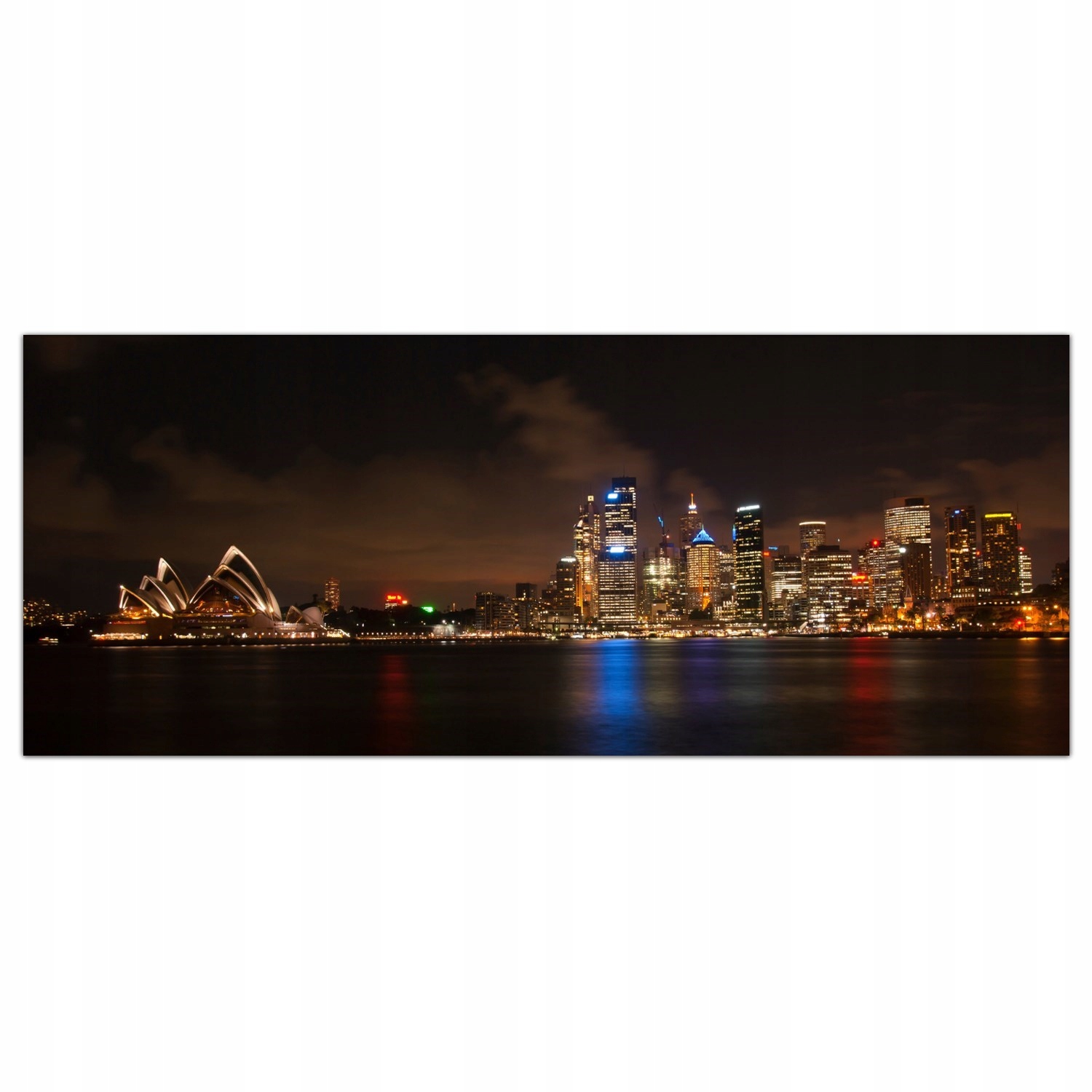 Sydney Port Krajina 125x50 Tvrzené sklo panel