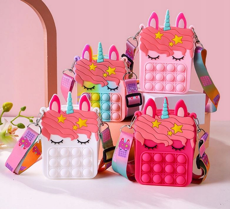 TOREBKA POP IT SASZETKA SENSORYCZNA PUSH ZABAWKA Płeć chłopcy dziewczynki