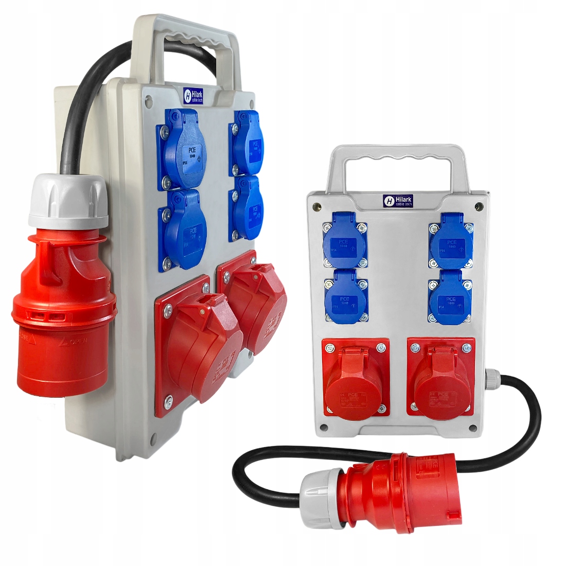 Prenosný stavebný rozvádzač 2x32A 4x230V 0,5 m s kabelážou