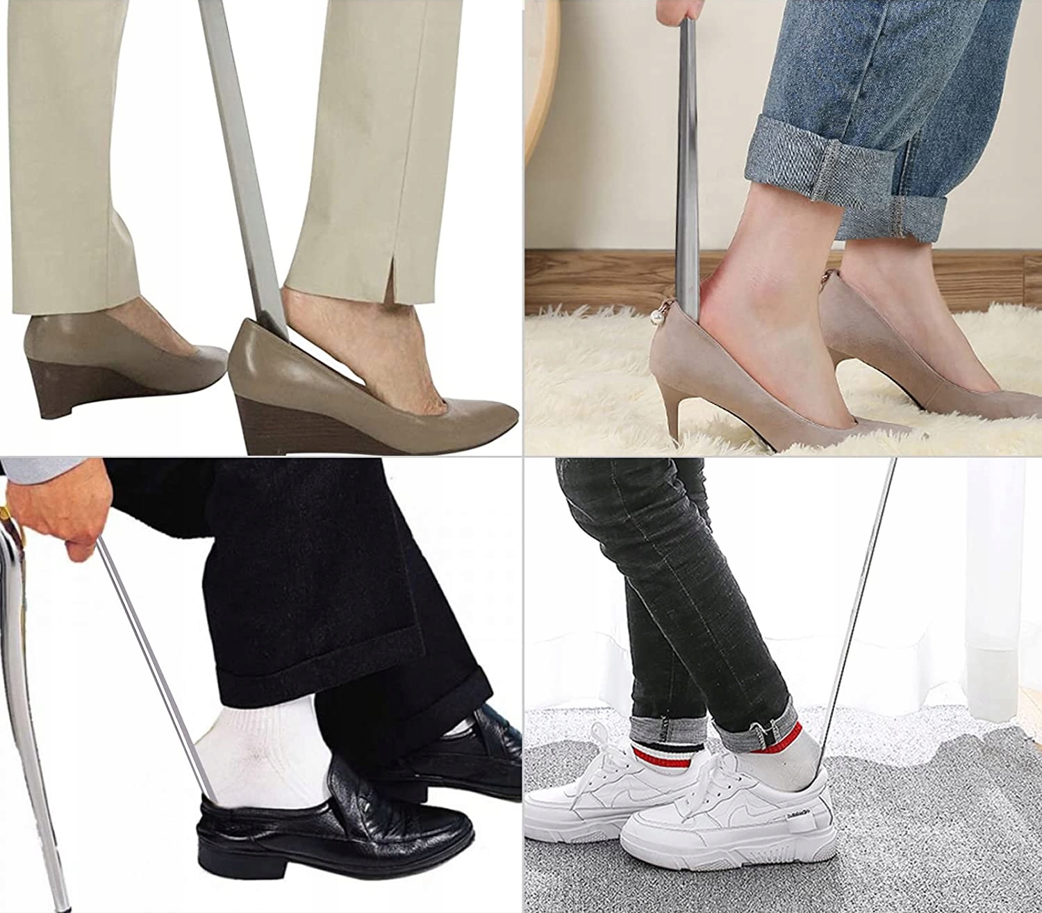 ŁYŻKA DO BUTÓW OBUWIA METALOWA DUŻA HACZYK 51cm DŁUGA MASYWNA TRWAŁA Nazwa agd-0176