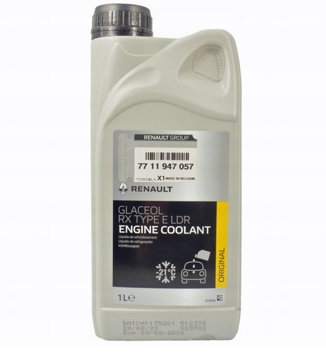 Płyn Do Chłodnicy 1L Renault Glaceol Rx Type E Ldr Oryginał